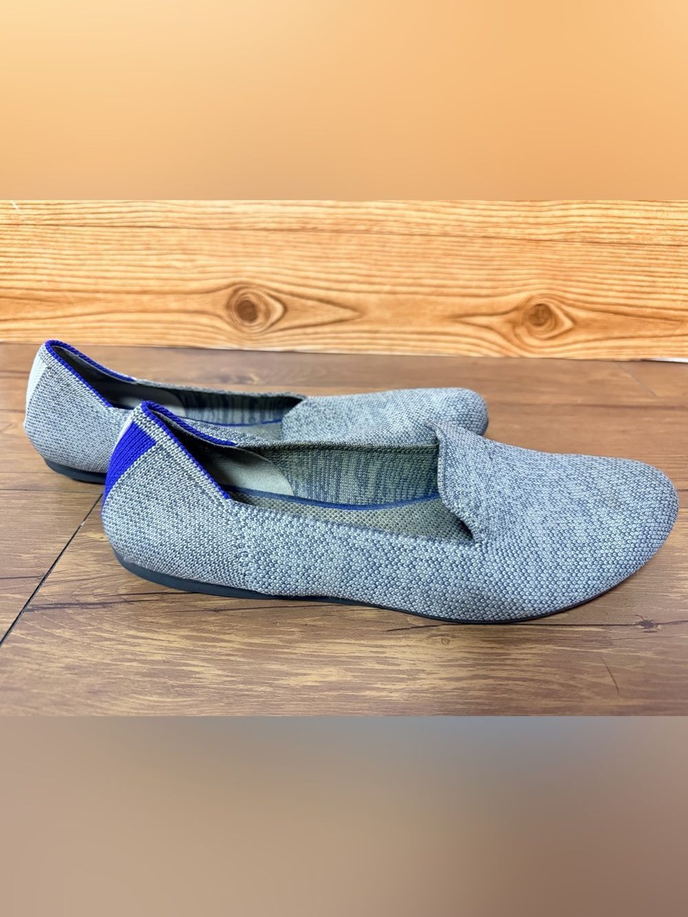 Rothy's The Loafer Slip On Flats Size 8.5 Gray Taupe Heather